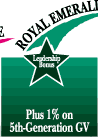 Royal Emerald - Plus 1% on 5th-Gen GV